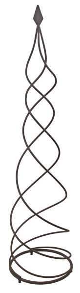 Rankgitter Spiralturm klein – Dekorative Kletterhilfe mit modernem Design